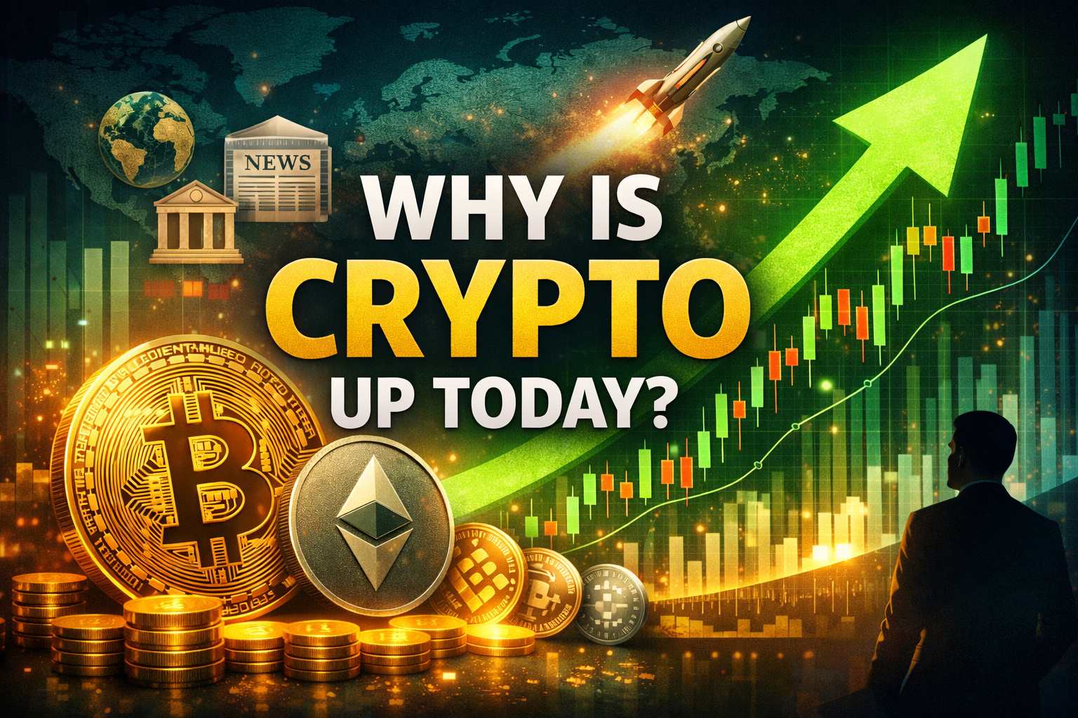 why is crypto up today