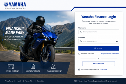 yamaha finance login